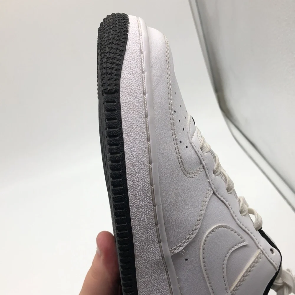 Nike Air Force 1 ESS Low (GS) White Black Sneakers DV1332 100 USED Size 5Y - Picture 14 of 16